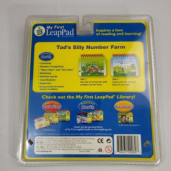 My First LeapPad Tads Silly Number Farm - Picture 5 of 8